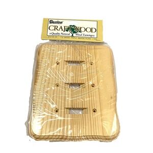 1 darice craft wood triple light switch plate cover